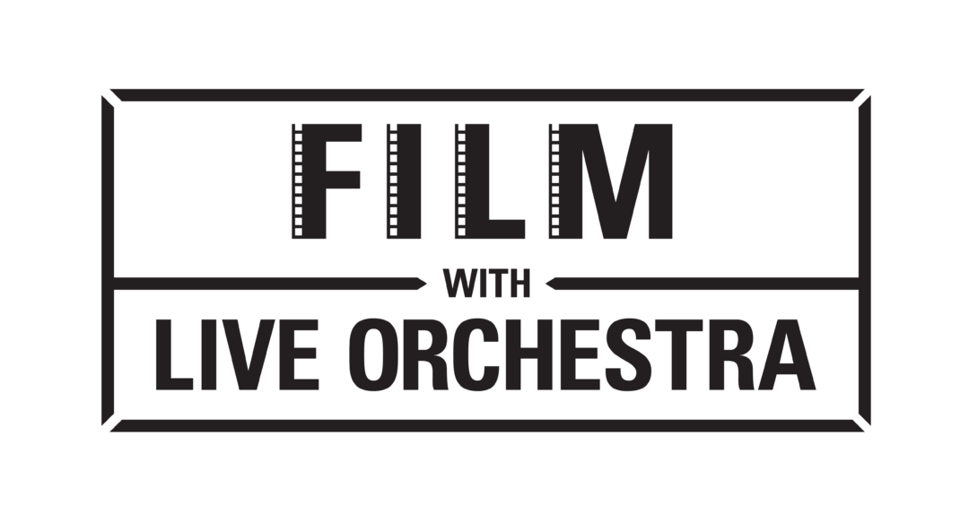 logo de film with live orchestra